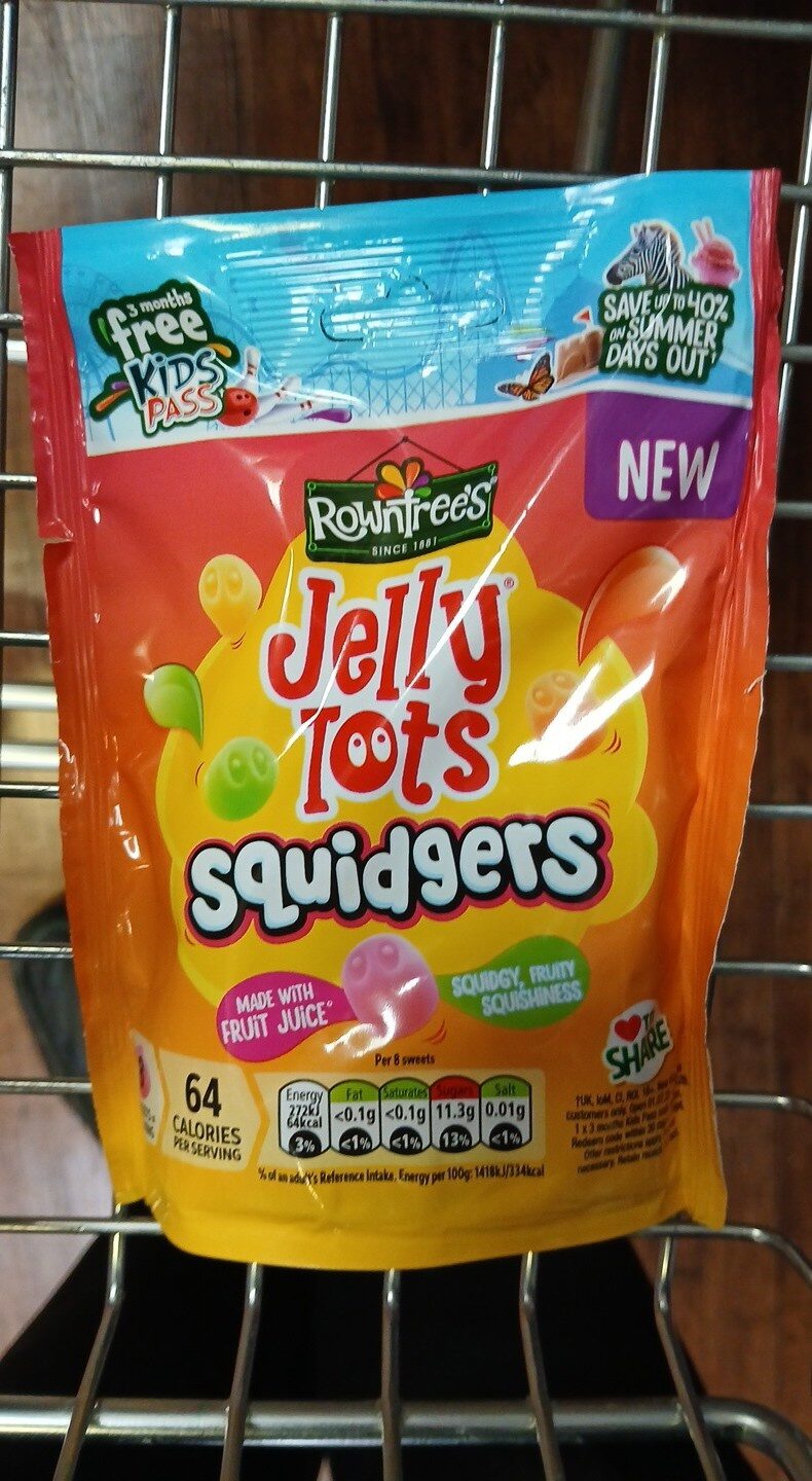 Rowntrees Jelly Tots Squidgers 120g