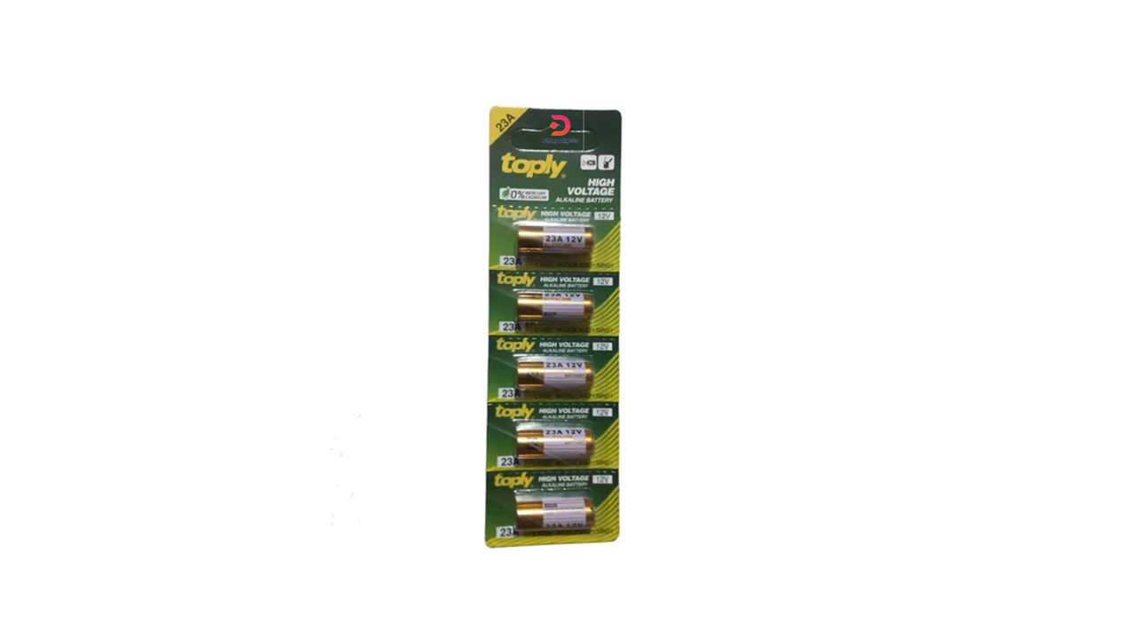 628Q2#Toply®23A 12 V – Pack of 5 – Alkaline battery