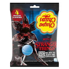 Chupa Chups Stranger Things Lolly Blue 120g(10 lollys)