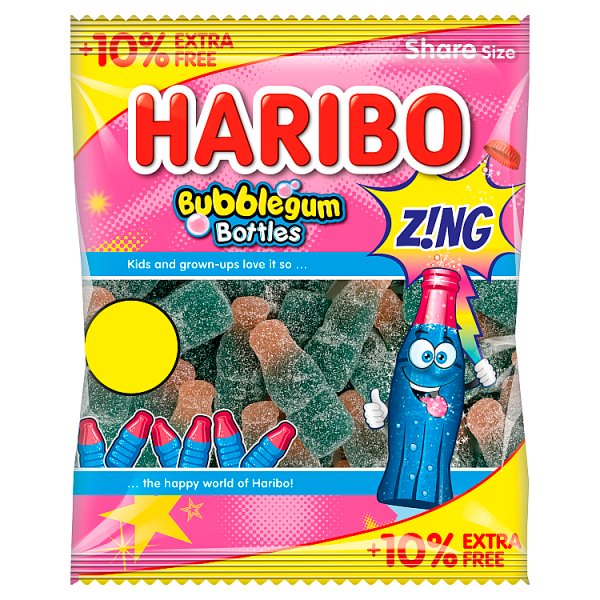 Haribo Bubble Gum Zing 140g