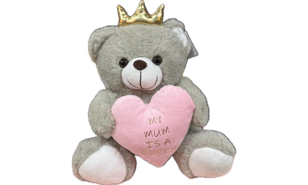 My mum is a queen - teddy bear