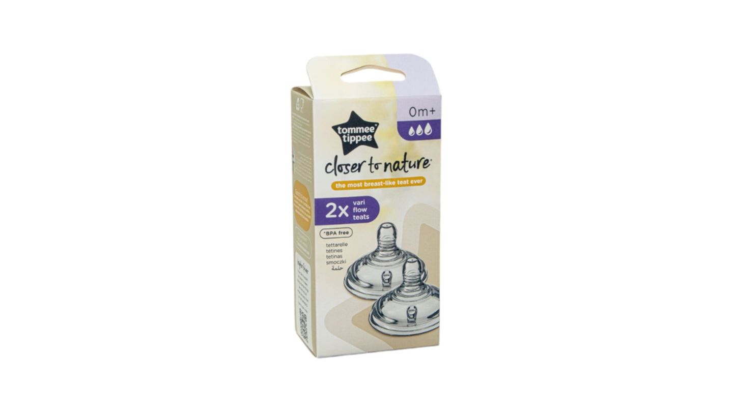 Tommee Tippee New Variflow Teats X2 Intern,pack