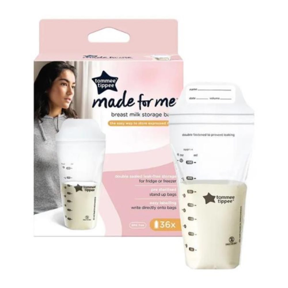 Tommee Tippee Closer To Nature 36x Milk Storage Bags, 36pcs X 350ml