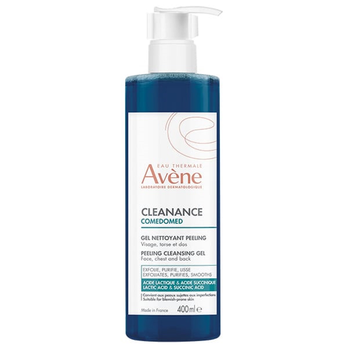 Avene Eau Thermale Cleanance Comedomed Cleansing Gel Καθαρισμού Peeling, 400ml