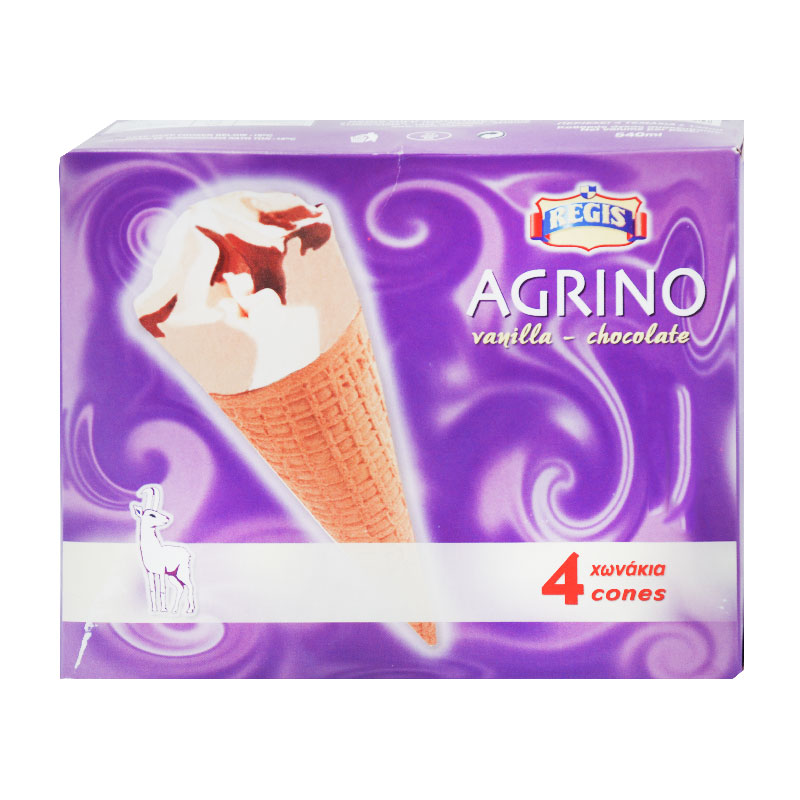 REGIS Ice Cream Agrino Vanilla & Chocolate 4x135ML