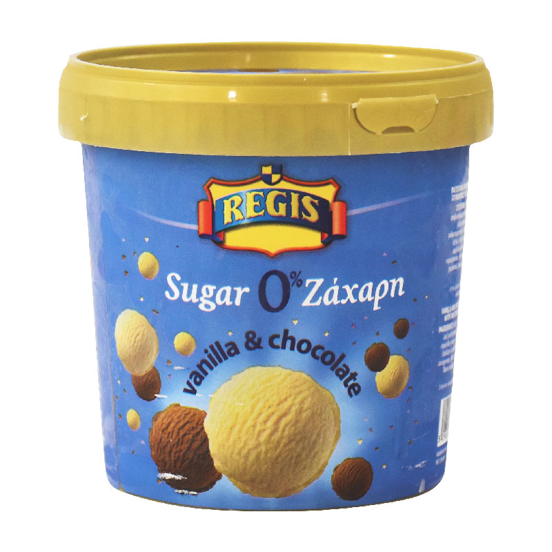 REGIS Ice Cream Vanilla & Chocolate 0% 1L
