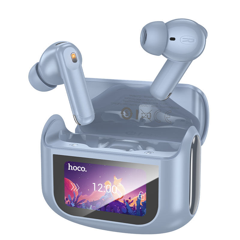 Hoco TWS headset/earphones wireless/bluetooth “EQ21 Sandy” ANC + ENC with Touch Screen