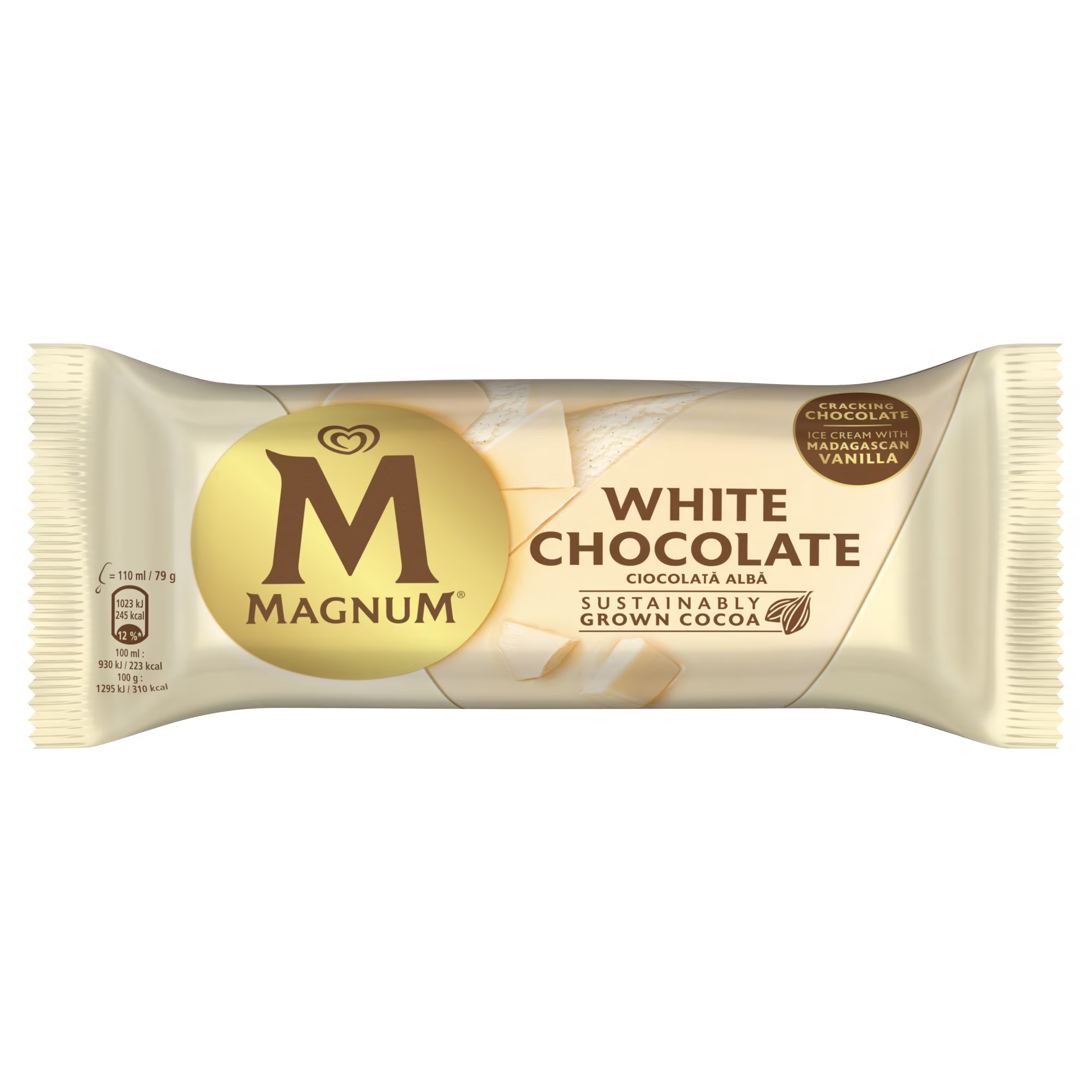 MAGNUM Ice Cream White Chocolate Vanilla 110ML
