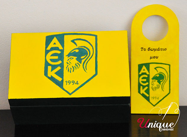 Set Wooden Box "AEK"