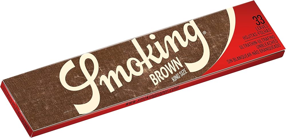 SMOKING King Size Rolling Papers Brown 33p