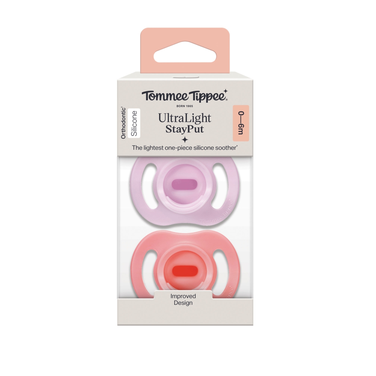 Tommee Tippee Ultra Light Σετ Πιπίλες Σιλικόνης 0-6m σε Διάφορα Χρώματα, 2τμχ