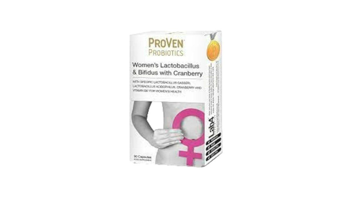 Proven Probiotics Women's Cranberry Lactobacillus & Bifidus Caps 30