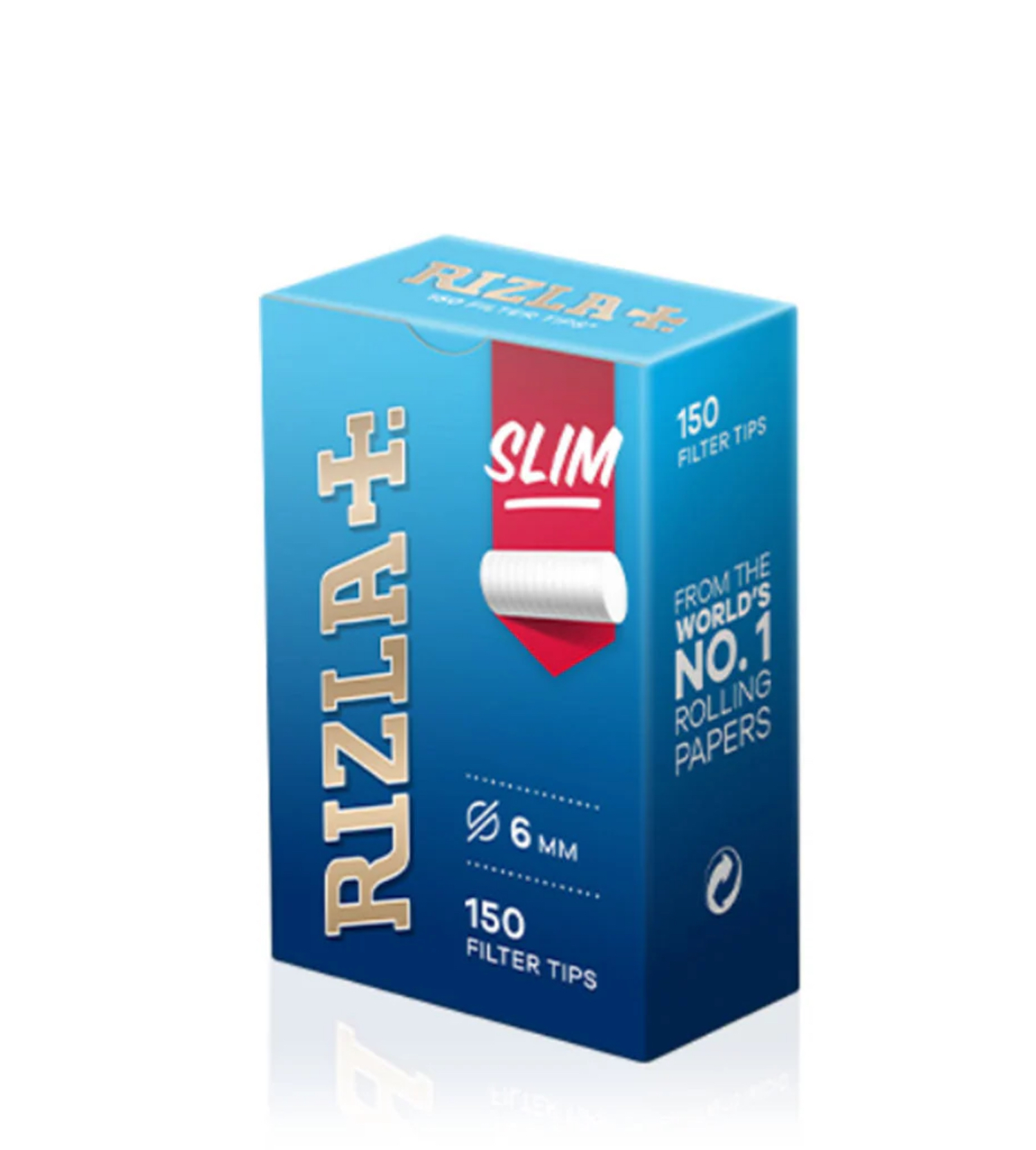 RIZLA Slim Blue 6MM Filter 150p