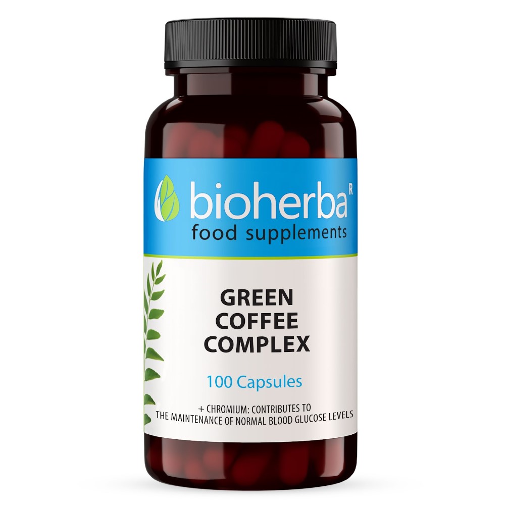 Green Coffee Complex, 100 Capsules, Bioherba