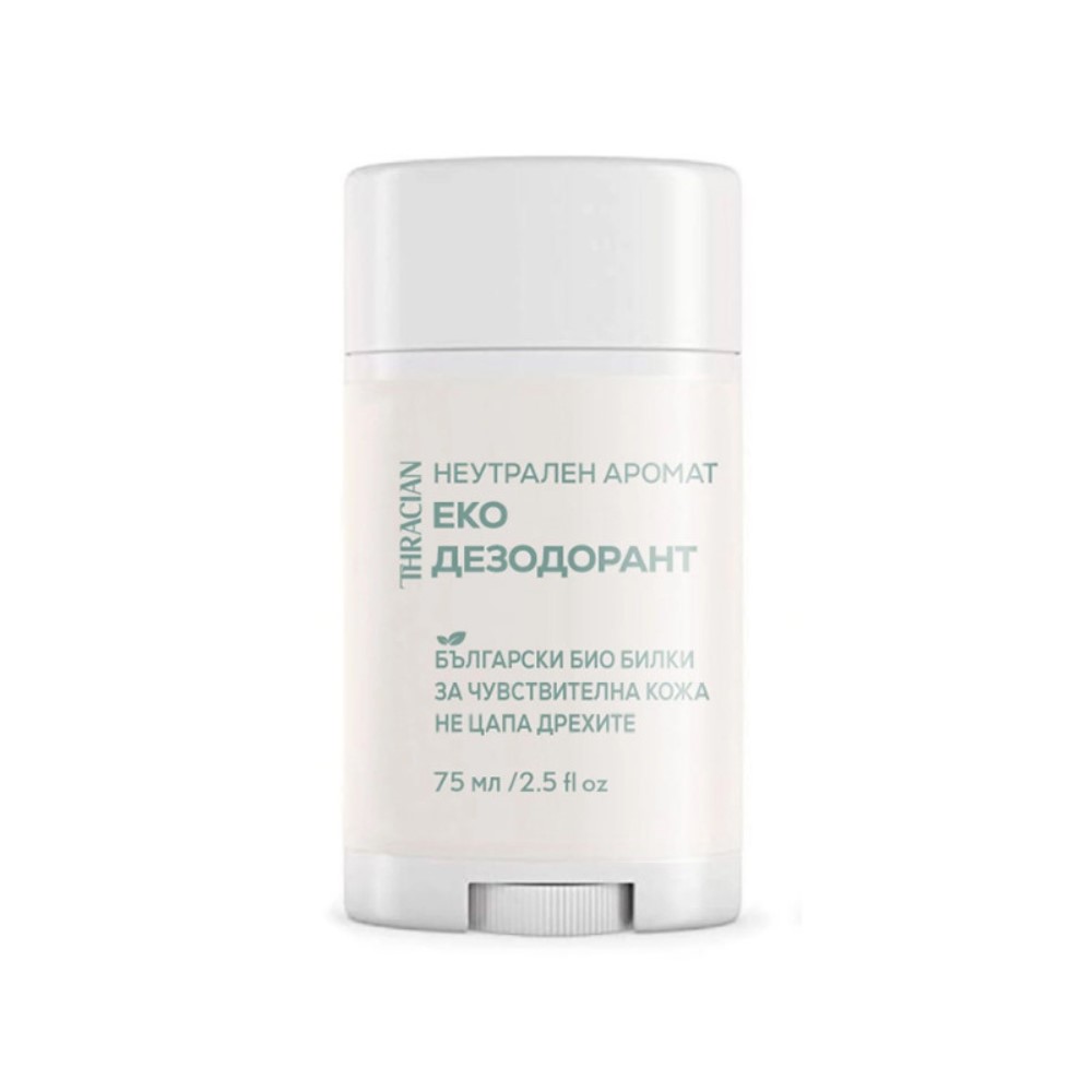Fragrance Free Eco Deodorant, 75 ml, Thracian
