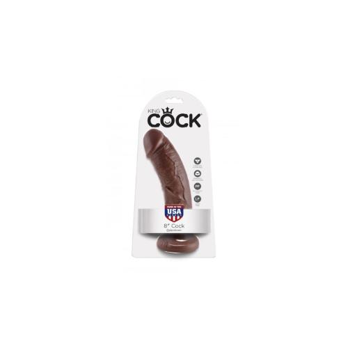 Χοντρο καφε ομοιωμα πεοϋς 20εκ King Cock