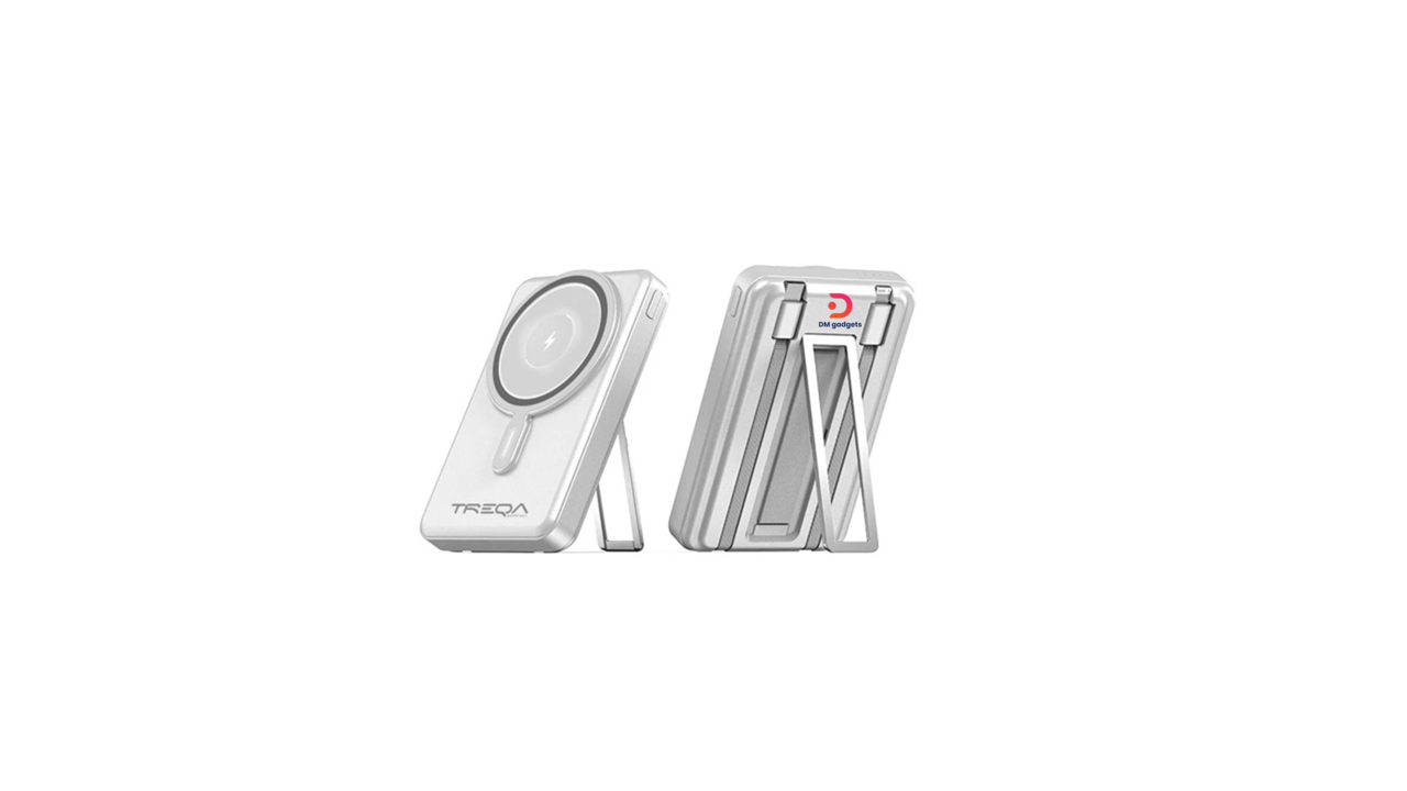 185-2#TREQA®TR-976 – Magnetic,10,000mAh Power Bank – White