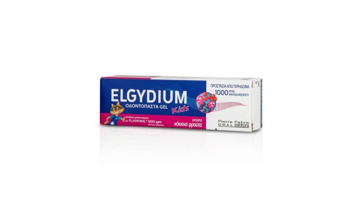 Elgydium Kids Red Berries Οδοντόκρεμα Για Παιδιά 3-6 Ετών 1000Ppm 50ml