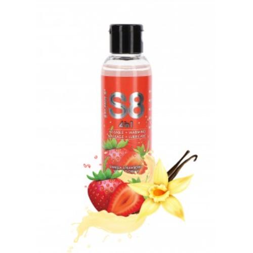 S8 4-in-1 Dessert Lube Vanilla Strawberry Whipped Cream Λιπαντικο με γευση τεσσερα σε ενα