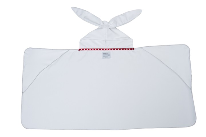 Autonomy hooded towel Bunny White