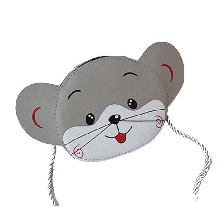 Adorable Animal Bag for Girls - Grey
