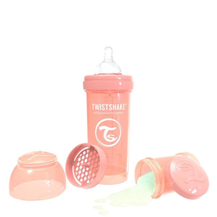 Twistshake Anti-colic Pastel Peach 260ml