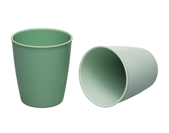 Beaker organic Green set of 2