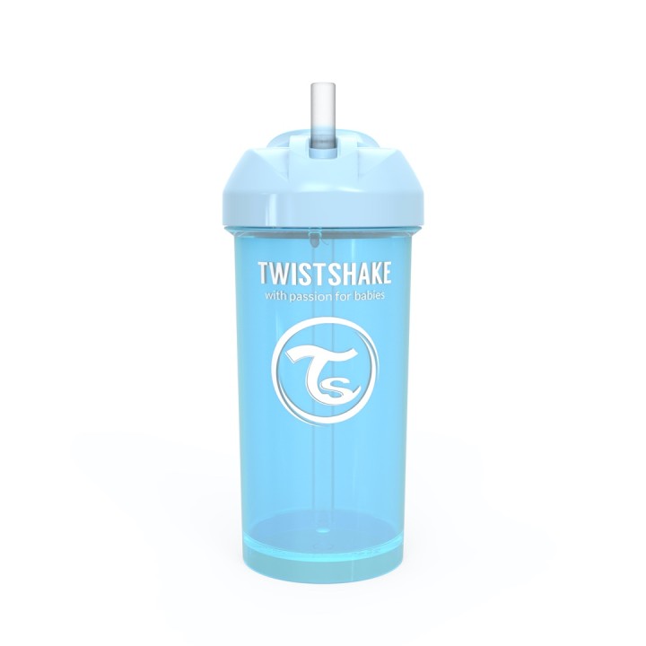 Twistshake Straw cup 360ml 6+m Pastel Blue