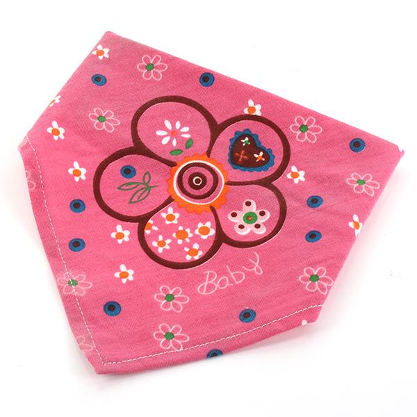 Head Scarf Bandana Bib Saliva Towel Dribble Flower