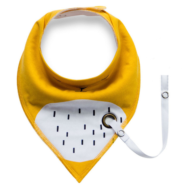 Baby Bibs Letters Yellow