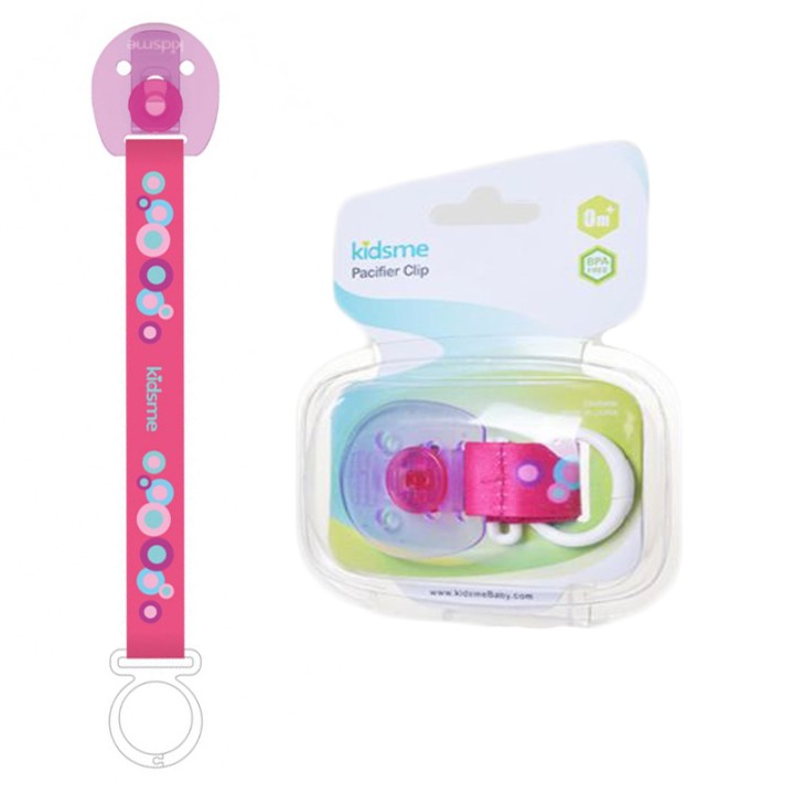 Kidsme - Pacifier Clip Pink