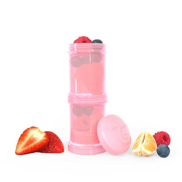 Twistshake Container 2x 100ml Pink