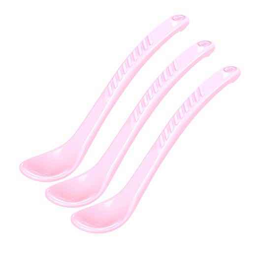 Twistshake 3x feeding spoon 4+m pastel Pink