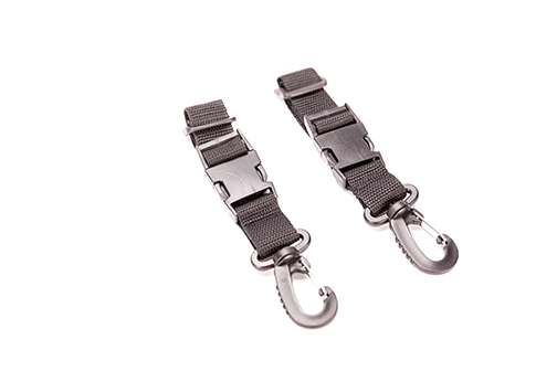 Black stroller belts