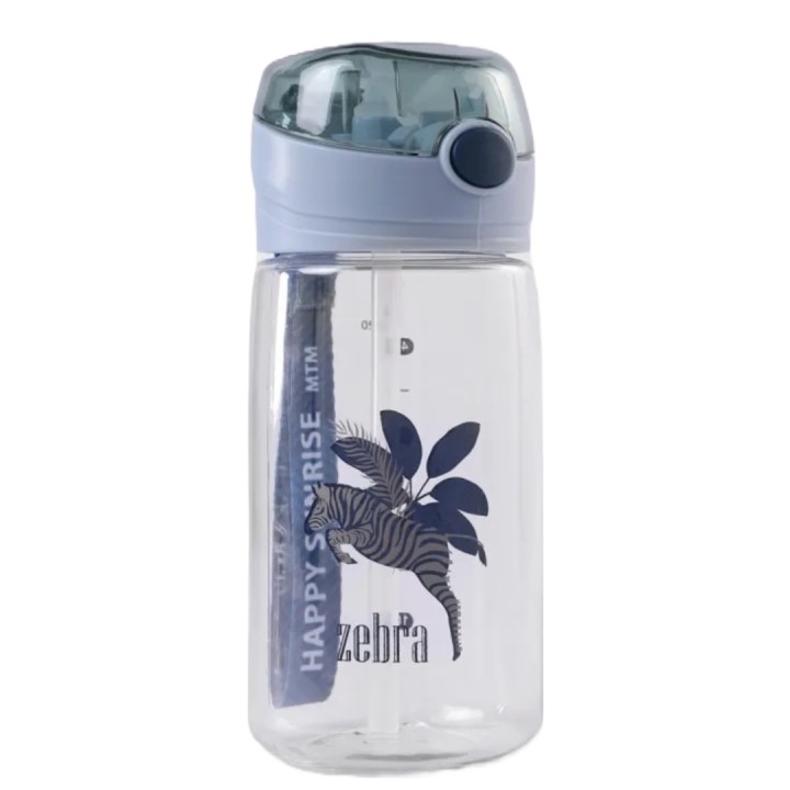 520ml Straw Water Cup Large-capacity Water Bottle Blue