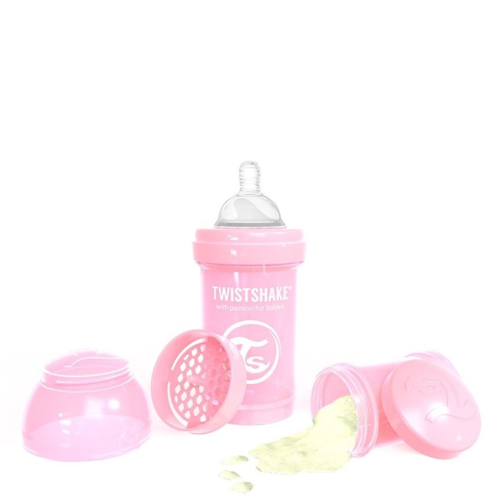 Twistshake Anti-colic Pastel Pink 180ml
