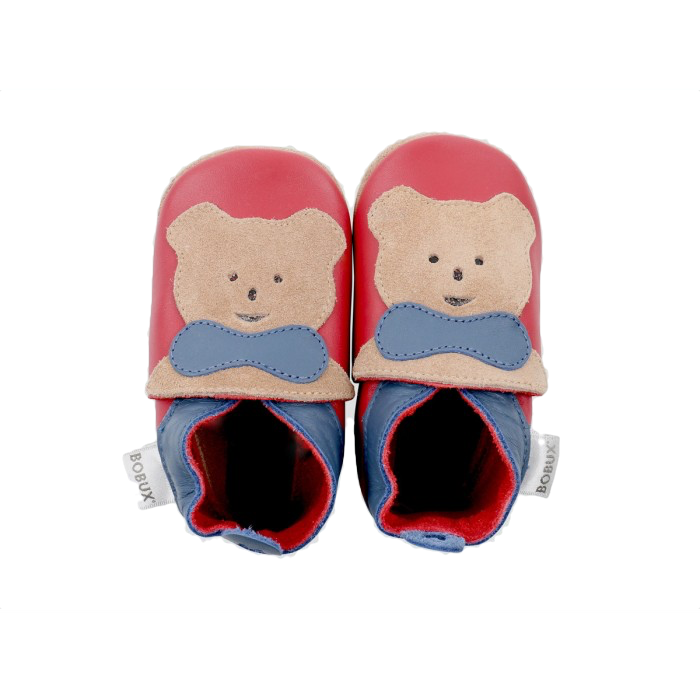 Bobux Shoes - Red Teddy