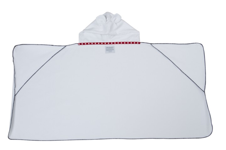Autonomy hooded towel Bear White