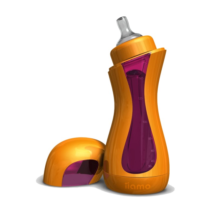 iiamo Home Baby bottle Orange-Pink