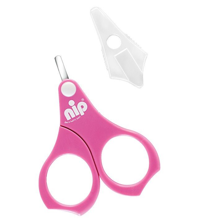 Nip Baby Nail Scissors - Pink