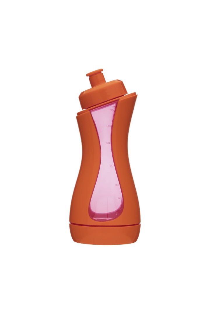 Drinking bottle iiamo sport orange-pink