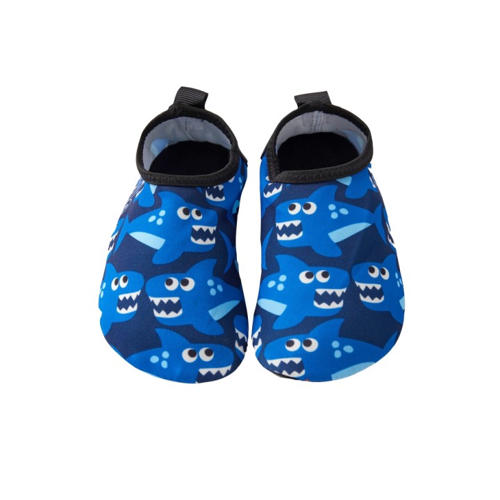 Aqua Animals Cartoon Athleisure Beach Shoes for Kids - Blue