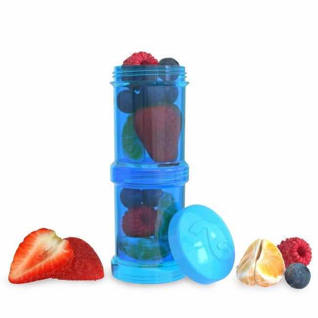 Twistshake Container 2x 100ml Blue