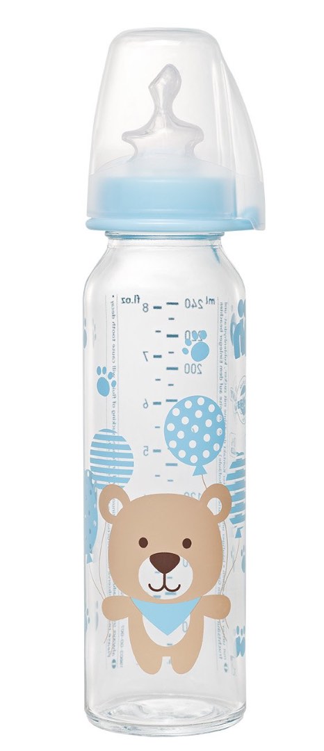 Standard Glass Bottle Silicone 6+ Months 250ml