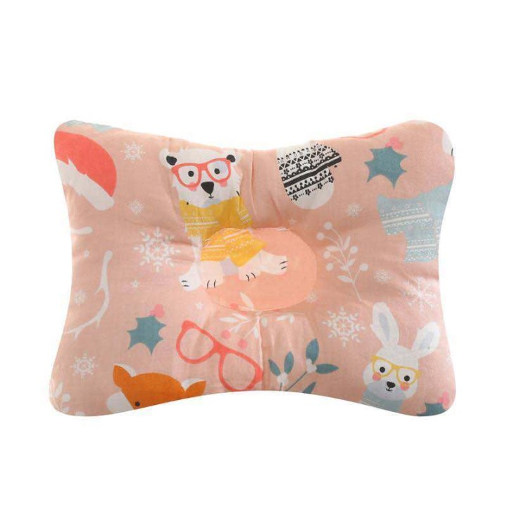 Baby Nursing Pillow Prevent Flat Head - Apricot