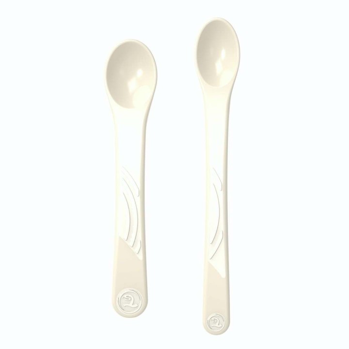 Twistshake 2x feeding spoon set 4+m pastel Beige