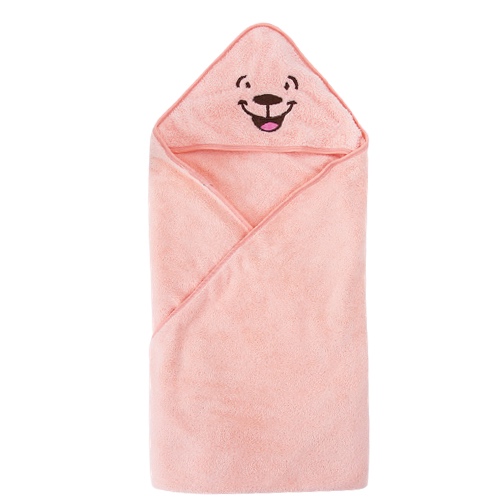 Cartoon hooded Spa Towel bathrobe beach towel - Pink