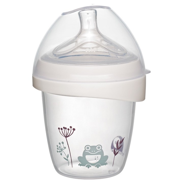First Moments wide-neck Bottle Frog 150ml 0+