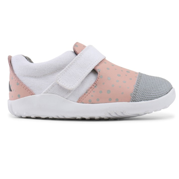 Bobux Shoes -  Aktiv Silver Dot Pink