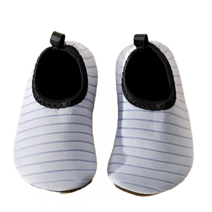 Solid Athleisure Water Beach Shoes for Kids - Grey